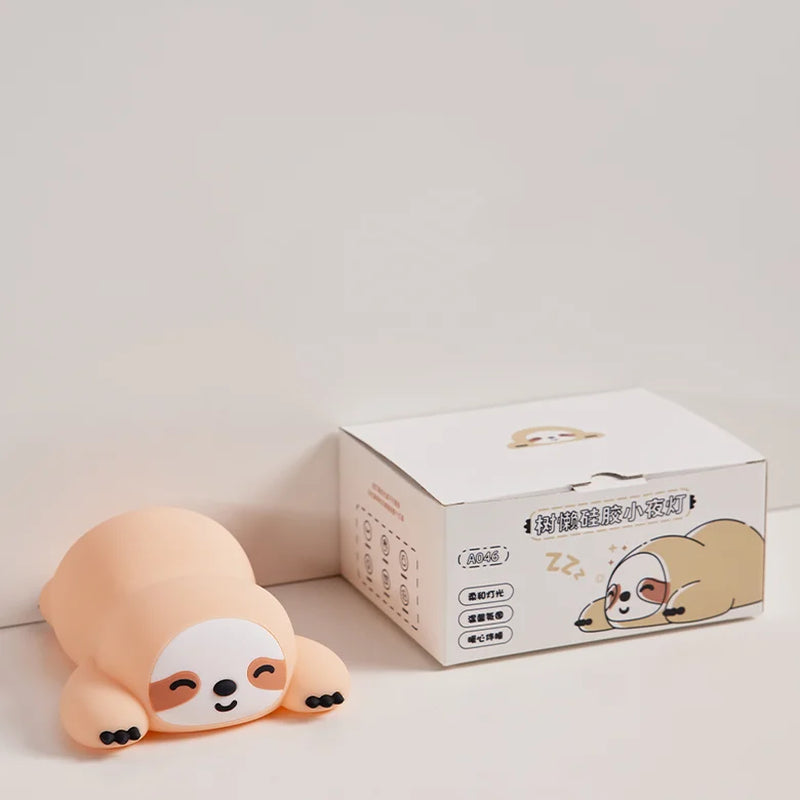 Veilleuse animal en silicone tactile rechargeable – photo 1