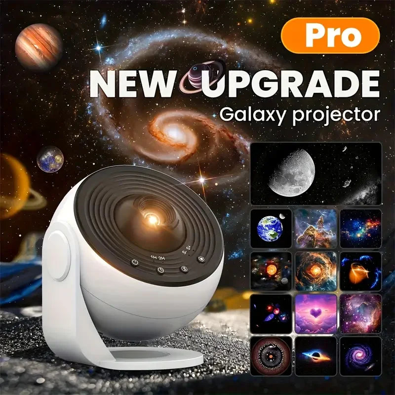 Projecteur Galaxie Ciel Étoilé Rotatif 360° - Veilleuse Planétarium