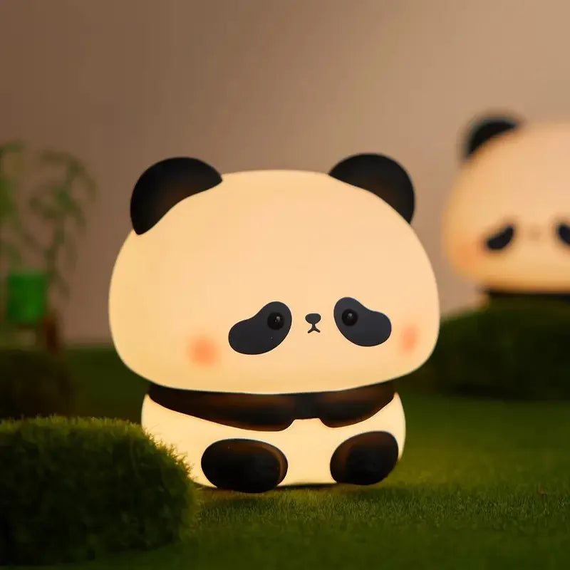 LED Night Light Silicone Rabbit Touch Sensor Lamp Cute Animal Light Bedroom Decor Gift for Kid Baby Child Table Lamp Home Decor