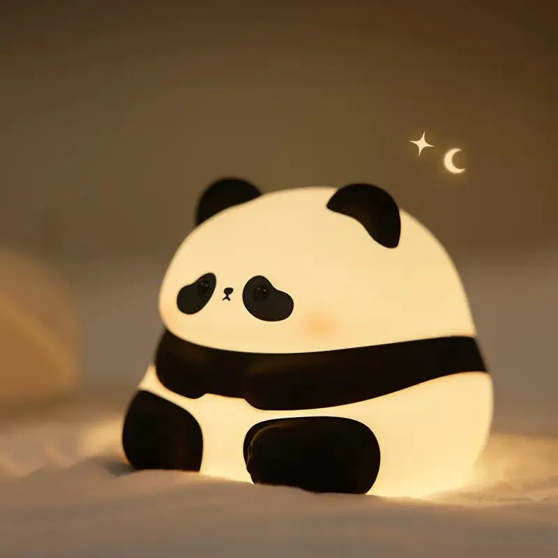 LED Night Light Silicone Rabbit Touch Sensor Lamp Cute Animal Light Bedroom Decor Gift for Kid Baby Child Table Lamp Home Decor