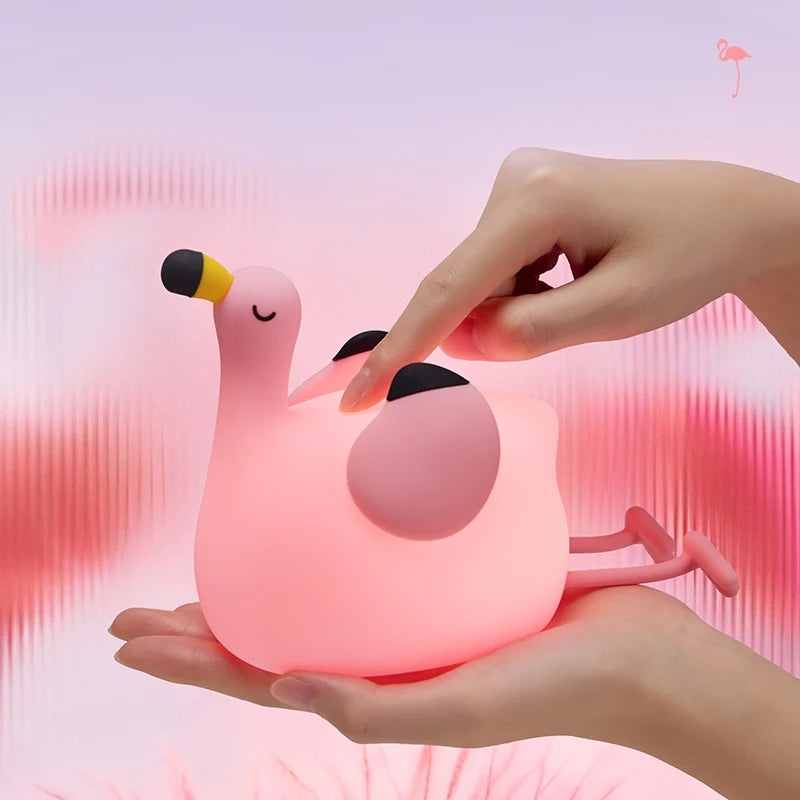 Veilleuse animal en silicone tactile rechargeable – photo 8