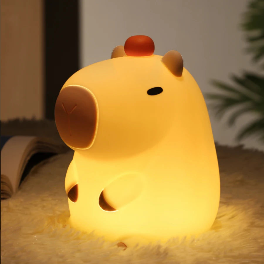 Veilleuse animal en silicone tactile rechargeable – photo 9