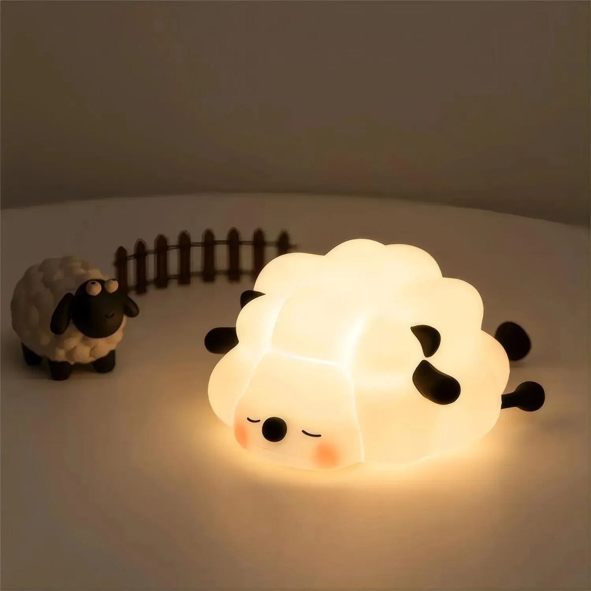LED Night Light Silicone Rabbit Touch Sensor Lamp Cute Animal Light Bedroom Decor Gift for Kid Baby Child Table Lamp Home Decor